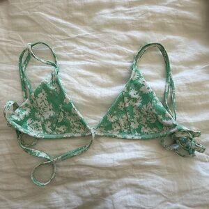 Dippin' Daisy's Green Floral Bikini Top